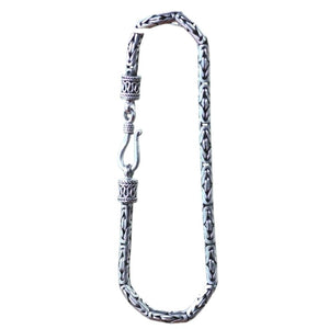 Silver Link Chain Bracelet for Men | Premium Stainless Steel Designer Bracelet – GLOVI