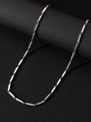 Minimal Silver Chain Necklace for Men & Women | Premium Stainless Steel Link Chain – GLOVI