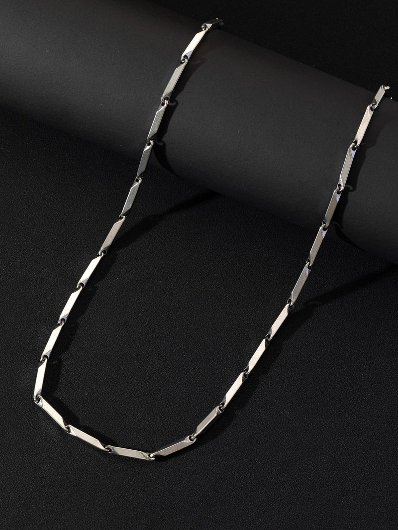 Minimal Silver Chain Necklace for Men & Women | Premium Stainless Steel Link Chain – GLOVI