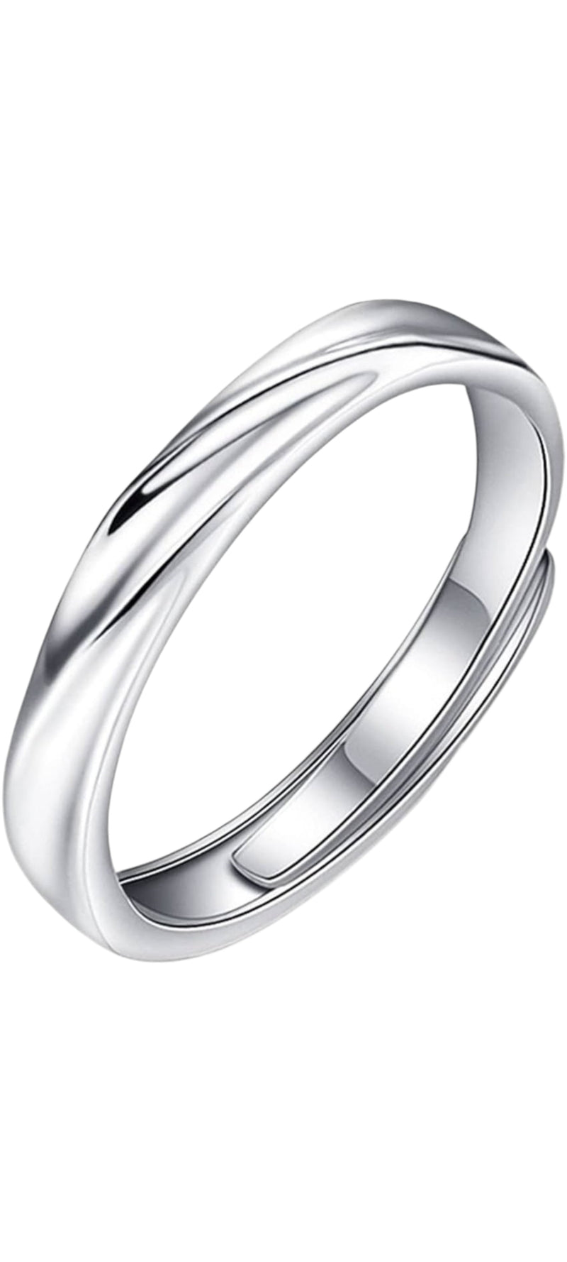 Smooth Silver Band Ring for Men | Minimal Classic Ring | GLOVI